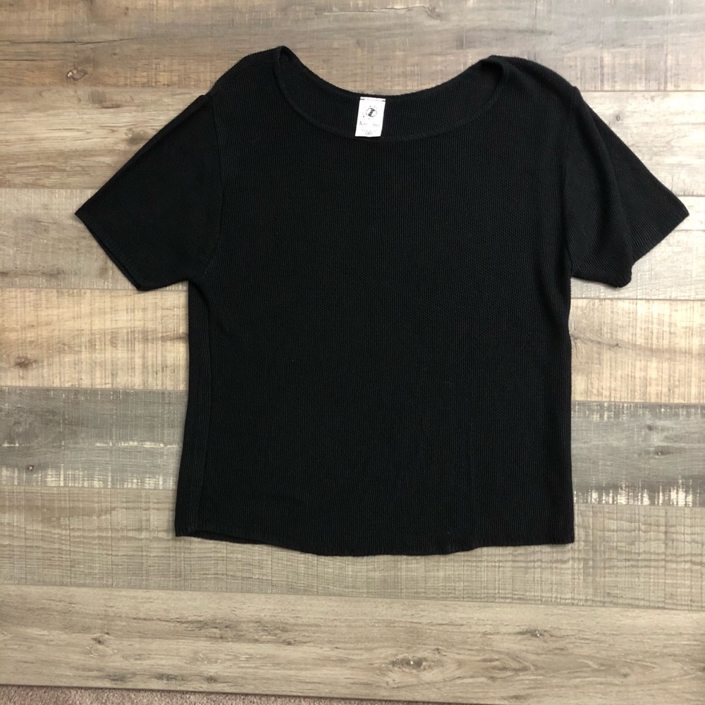 Kar-ma Black Rayon Top size med